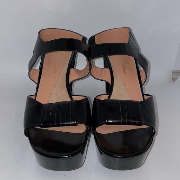 Robert Clergerie block heel sandals size 38.5 made in France - Picture 2 of 10
